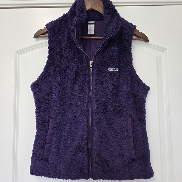 Patagonia Jackets & Blazers - Patagonia Vest Womens Size Medium Purple Quilted Fleece Los Gatos